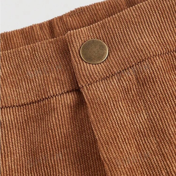 Corduroy High waisted Wide Leg Pants. Very cute and easy to style! - Picture 1 of 5